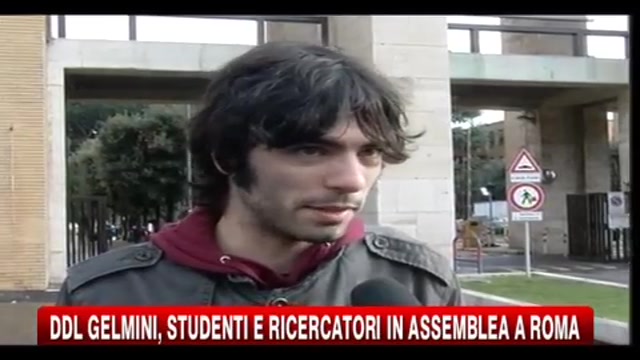 DDL Gelmini, studenti: non violeremo la zona rossa