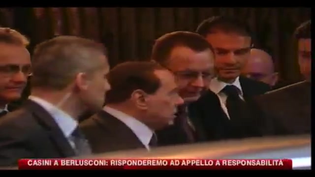 Casini a Berlusconi: risponderemo all'appello alla responsabilità
