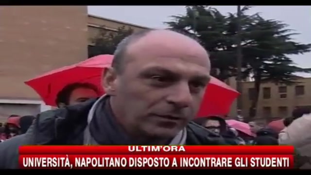Roma, manifestazione contro ddl Gelmini: parlano padre e figlia