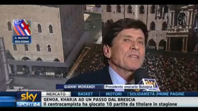 Morandi: il Bologna rinasce con la volontà di tutti i bolognesi