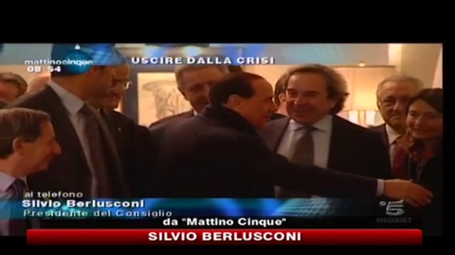 Berlusconi: ripresa cominciata, ma ancora sacrifici