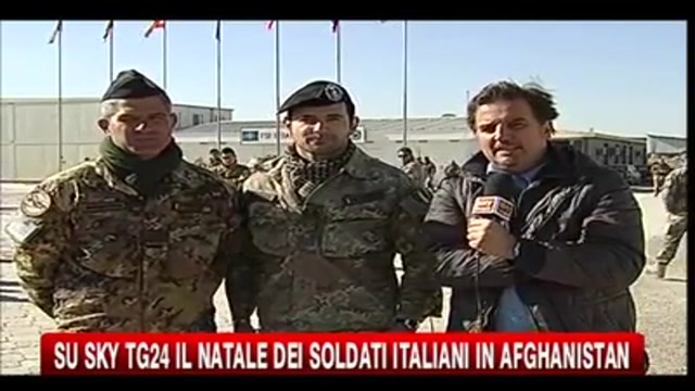 Su SkyTG24 il Natale dei soldati italiani in Afghanistan