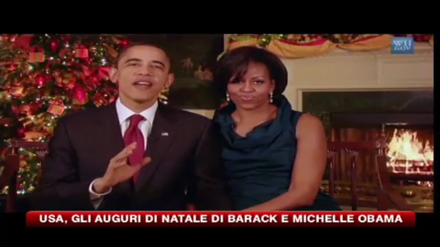 USA, gli auguri di Natale di Barack e Michelle Obama