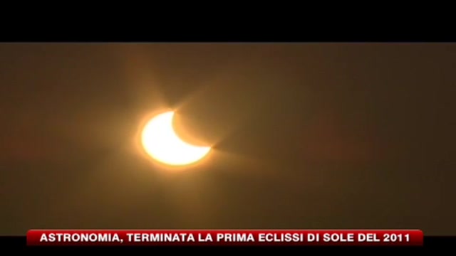 Astronomia, è terminata la prima eclissi di Sole del 2011