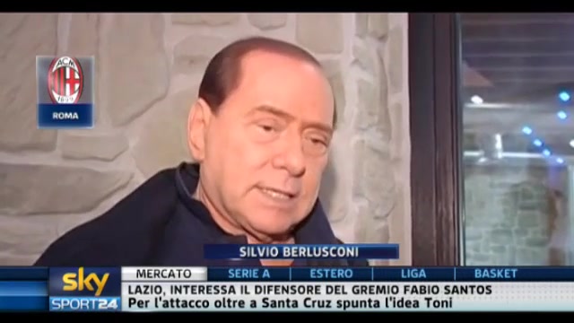 Ronaldinho, Berlusconi: la sua decisione è un dolore per noi