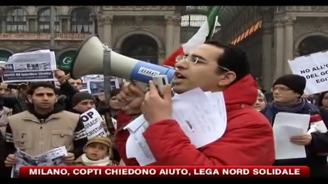 Milano, copti chiedono aiuto, Lega Nord solidale