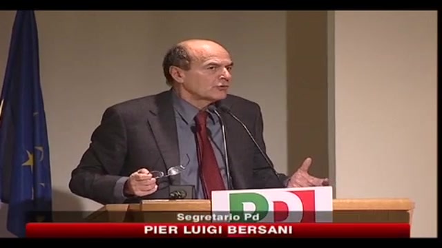 FIAT, Bersani: le parole di Berlusconi sono vergognose