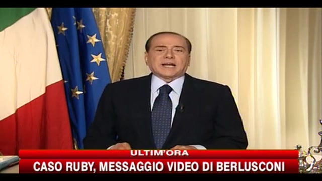 Ruby,  2°  videomessaggio  di Berlusconi