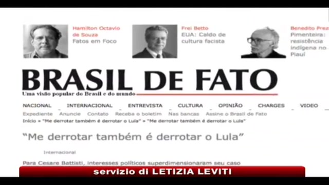 Brasile, Cesare Battisti intervistato dalla stampa