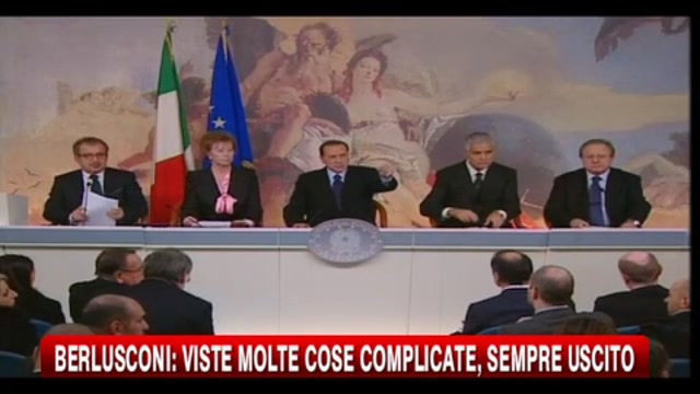 Berlusconi: ho visto molte cose complicate, sempre uscito