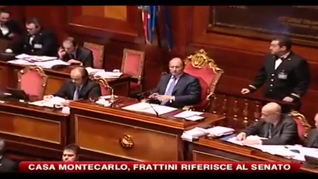 Casa montecarlo, Frattini riferisce al Senato