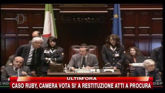 Caso Ruby, camera vota sì a restituzione atti a procura