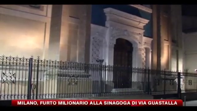 Milano, furto milioniario in Sinagoga