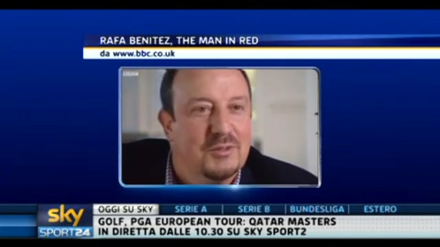 Rafa Benitez, the man in red