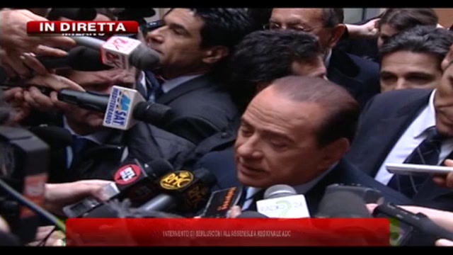 Intervento di Berlusconi all'Assemblea Regionale dell'ADC
