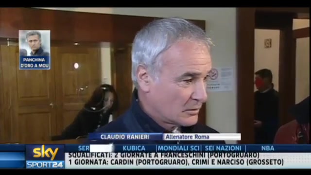 Panchina d'oro a Mourinho: Claudio Ranieri