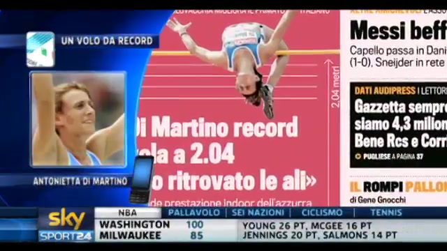 Atletica, di Martino: un volo da record