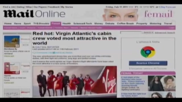 Hostess e steward Virgin Atlantic i più belli del mondo