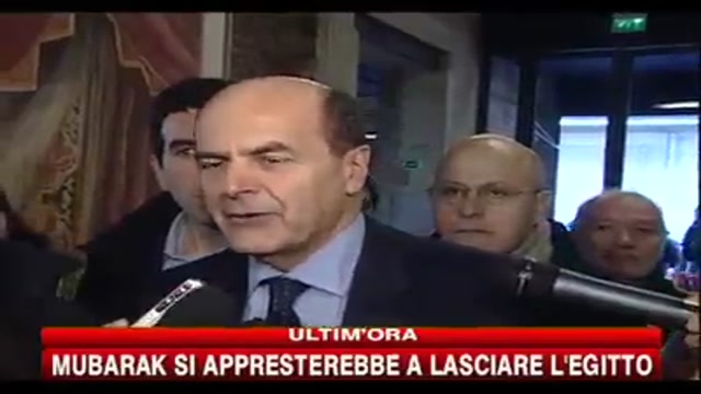 Bersani: ambasciatori in lacrime per colpa di Berlusconi