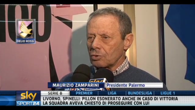 Palermo, Zamparini: Rossi deve esere più aziendalista