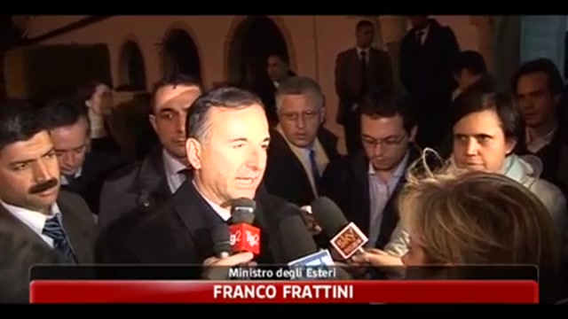Immigrazione, Frattini: no poliziotti italiani in Tunisia