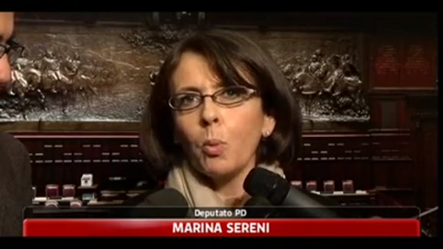 Dimissioni Berlusconi, le parole di Marina Sereni e Antonio Di Pietro