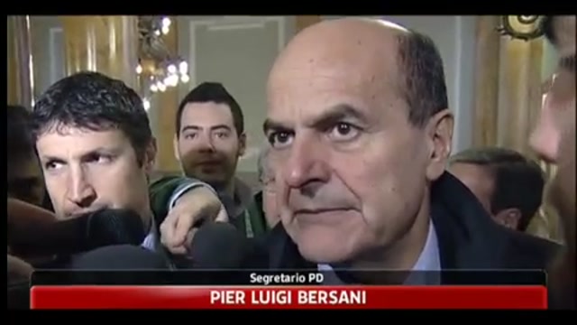 Governo, Bersani: Pessima immagine all'estero