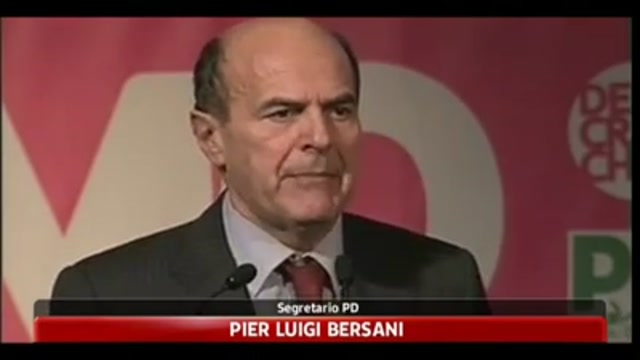 Ruby, Bersani: non ci facciamo governare da uno che paga le minorenni