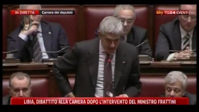 Libia, dibattito alla Camera: Pier Ferdinando Casini