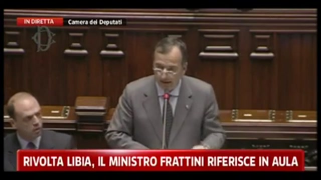 Rivolta Libia, il Ministro Frattini riferisce in aula