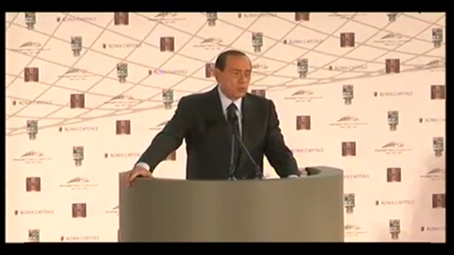 Stati generali per lo sviluppo, l'intervento di Berlusconi