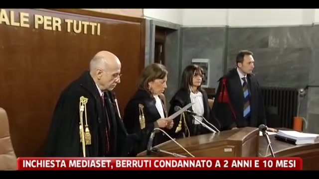 Inchiesta Mediaset, Berruti condannato a 2 anni e 10 mesi