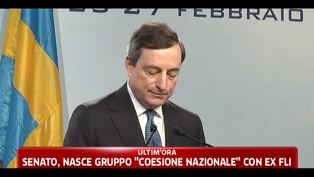 Draghi  In Italia la crescita stenta da 15 anni