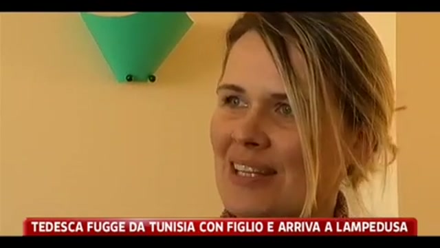 Tedesca fugge da Tunisia con figlio e arriva a Lampedusa