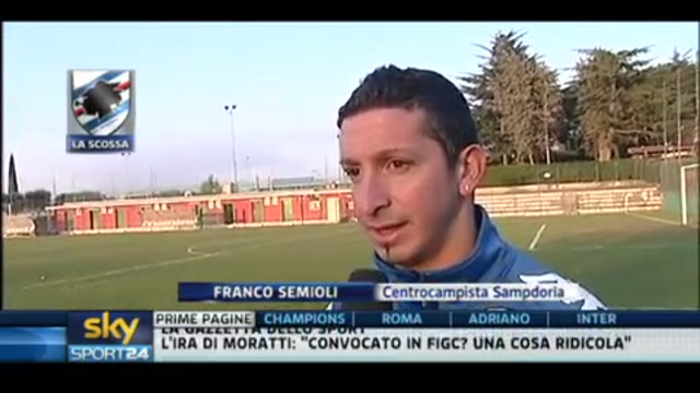 Sampdoria in crisi, parla Semioli