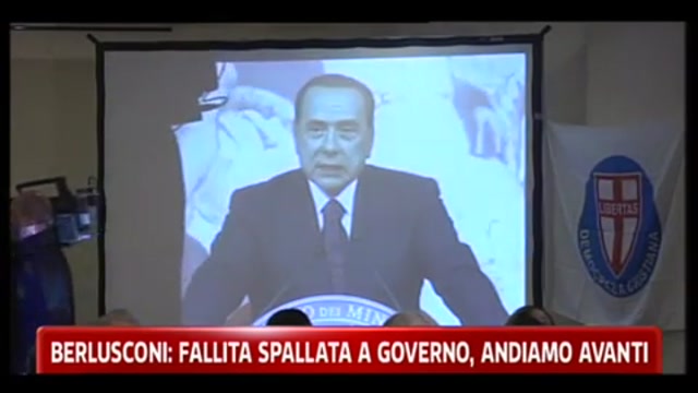 Berlusconi: fallita la spallata al governo, andiamo avanti