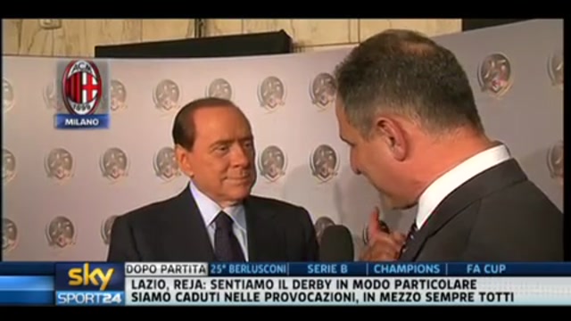 Milan, 25 anni di presidenza Berlusconi: parla Berlusconi