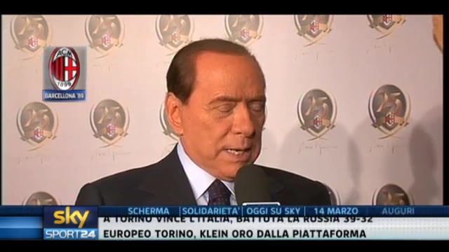 Milan, Berlusconi: il più bel ricordo a Barcellona  nel 1989