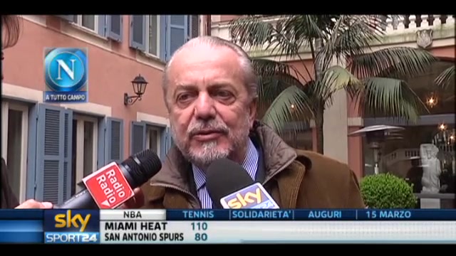 De Laurentis: Mazzarri non tradirà Napoli