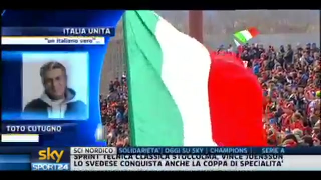 Toto Cutugno a Sky Sport24: auguri da un italiano vero
