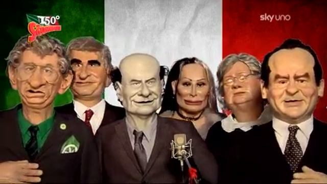 Gli Sgommati, i politici cantano That's Italia per celebrare l'Unità