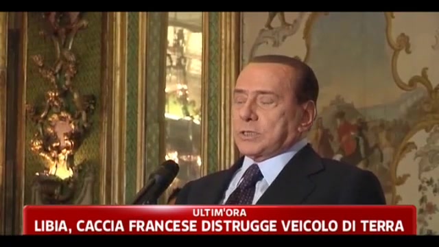 Libia, Berlusconi: a disposizione le nostre basi