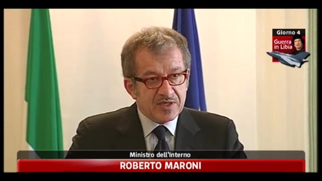 Roberto Maroni sull'emergenza immigrati