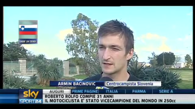 Italia-Slovenia, parla Bacinovic