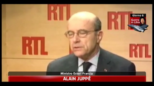 Guerra Libia, l'intervento di Alain Juppé
