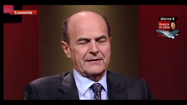 Pier Luigi Bersani ospite di SkyTG24 Economia