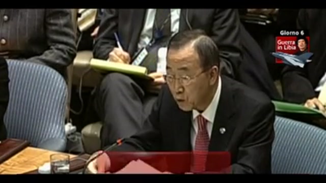 Libia, Ban Ki Moon: gli alleati parlino con una voce sola