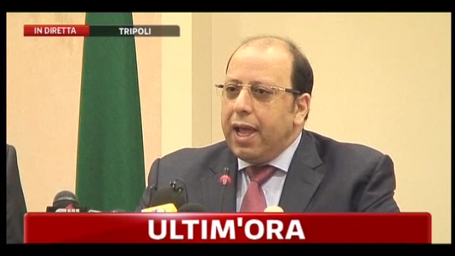 Conferenza stampa Viceministro Esteri libico