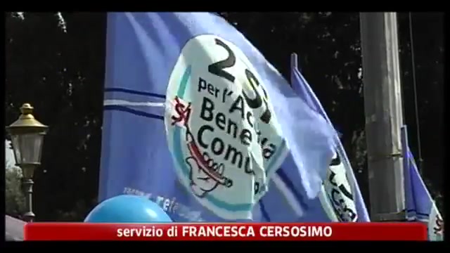 Roma, manifestazione contro privatizzazione acqua