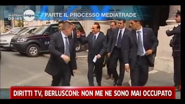 Berlusconi, mai occupato dei diritti tv